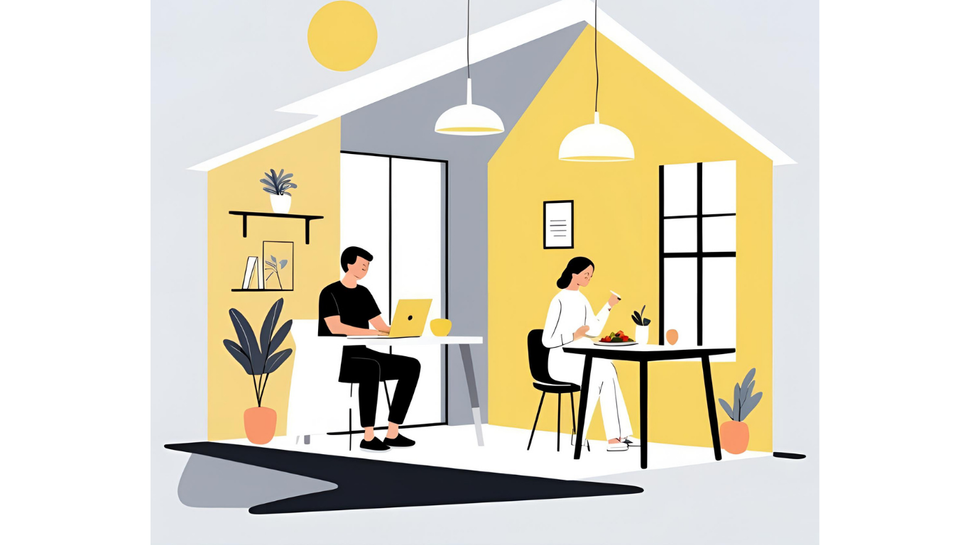 Coliving Spaces Illustration